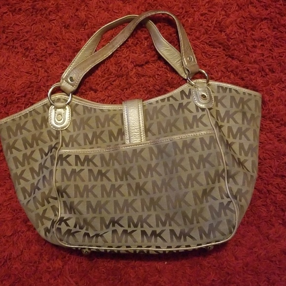 Gold Michael Kors Handbag - Picture 2 of 3